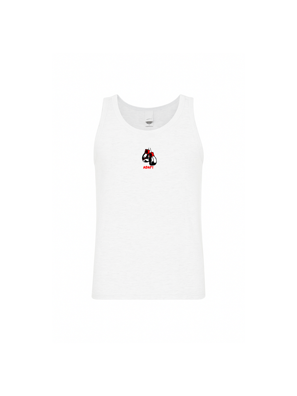 SLIMFIT WOVEN TANKTOP Lichtgrijs