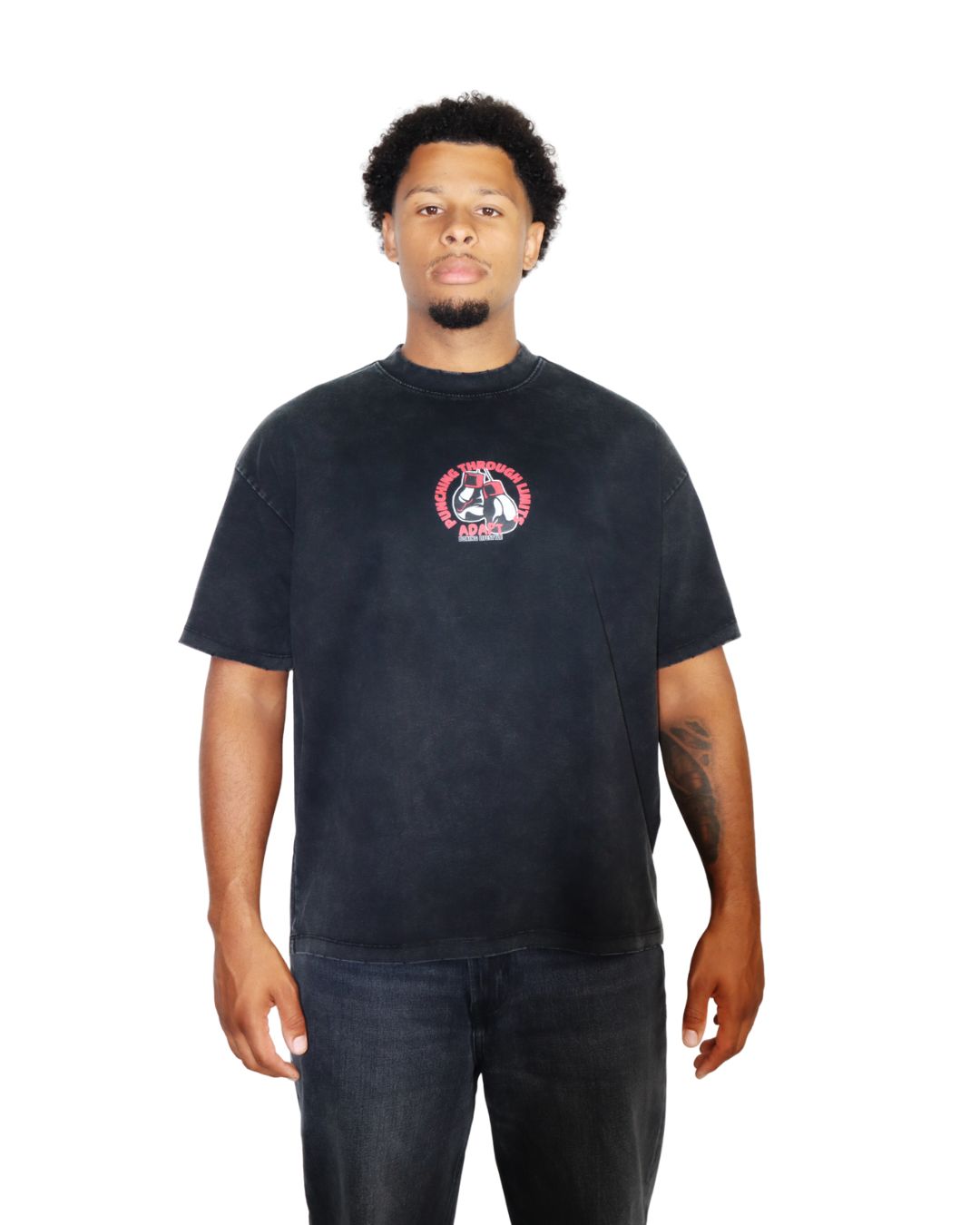 WASHED OVERSIZED T-SHIRT Grijs