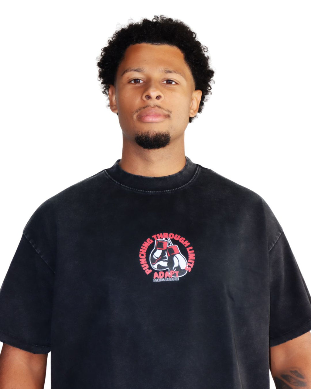 WASHED OVERSIZED T-SHIRT Grijs