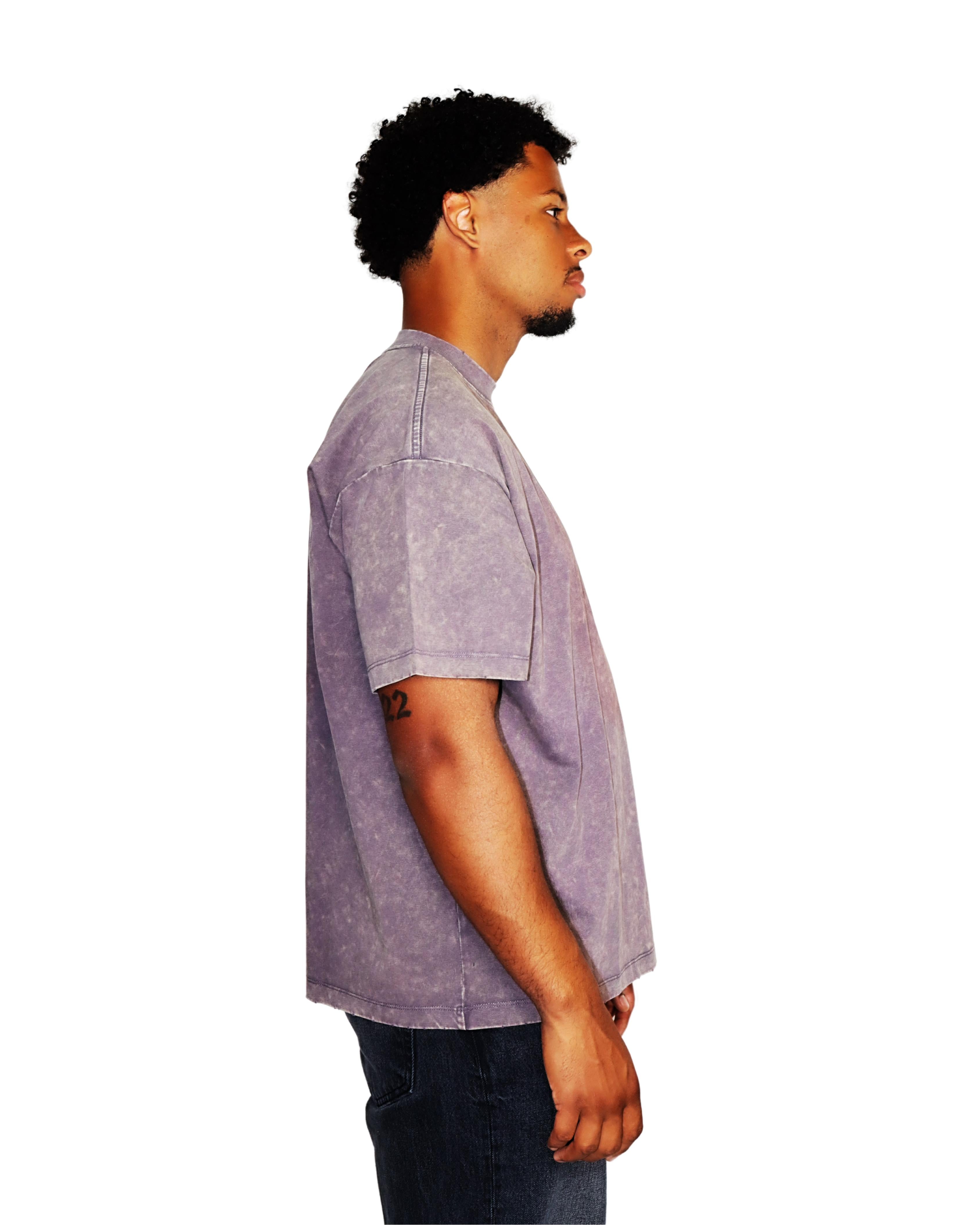 WASHED OVERSIZED T-SHIRT Lichtpaars